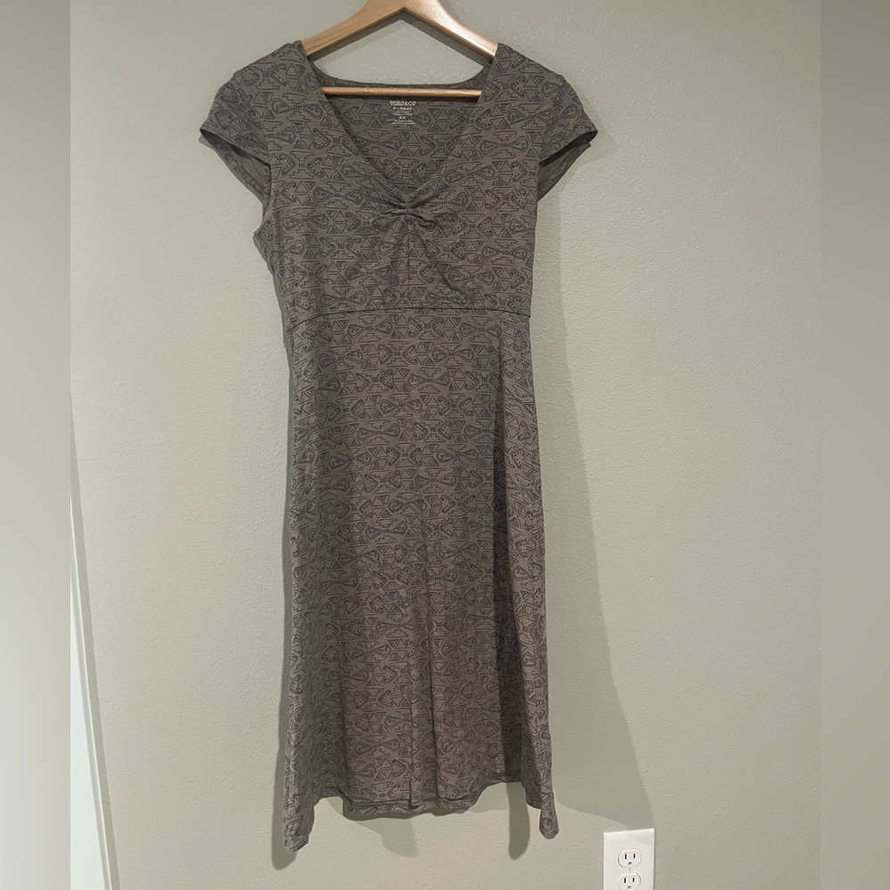 Toad & Co Rosemarie Light Brown dress - Picture 2 of 4